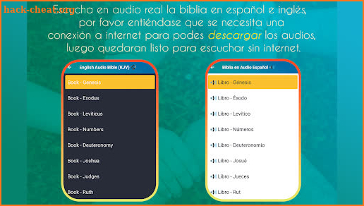 Biblia Bilingüe Español Inglés screenshot