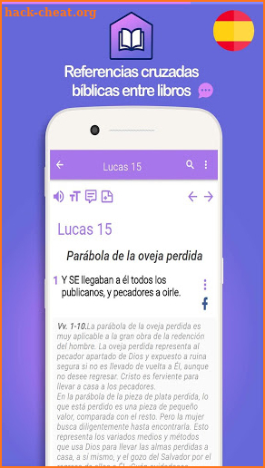 Biblia comentada por versículo screenshot