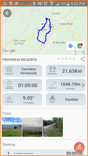 BiciBoyacá screenshot