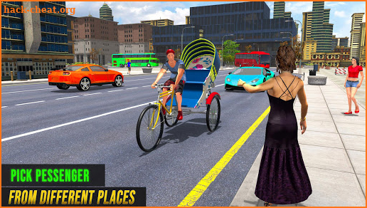 Bicycle Tuk Tuk Auto Rickshaw : New Driving Games screenshot