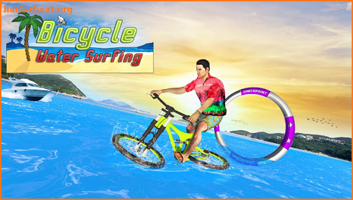 Bicycle Water Surfing Beach Stunts screenshot