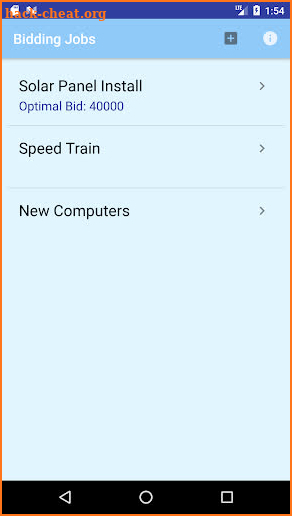 Bidding Jobs screenshot