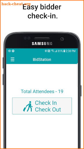 Bidstation screenshot