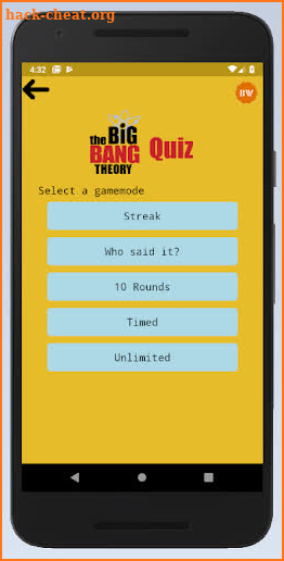 Big Bang Theory Quiz screenshot