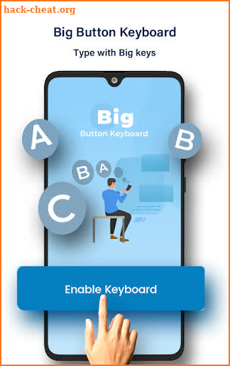 Big Buttons Typing Keyboard - Big Keys for typing screenshot