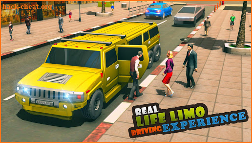 Big City Limo Car Driving Simulator : Taxi Driving screenshot