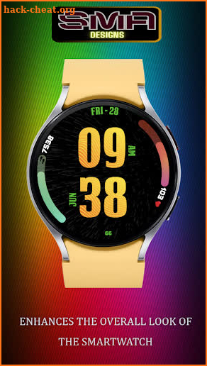 Big Clock Watch Face SAM-14 screenshot