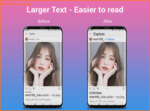 Big Font: Font Zoom, Font Zoomer & Font Size App screenshot