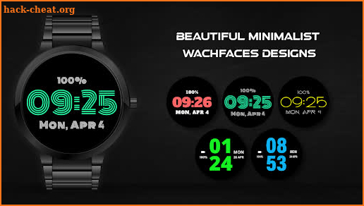 Big Font Watchface for Wear OS screenshot