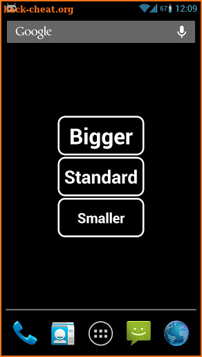 Big Font Widget screenshot