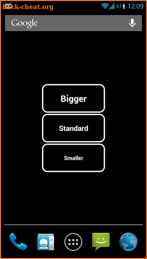 Big Font Widget screenshot