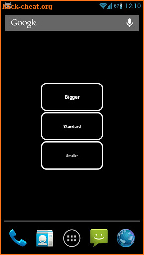 Big Font Widget screenshot