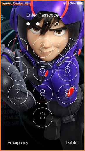 Big Hero 6 Lock Screen screenshot