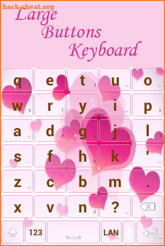 Big Large Buttons Keyboard screenshot