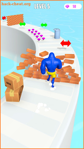 Big Man Race 3D screenshot