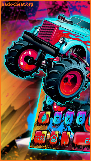 Big Monster Truck Keyboard Theme screenshot