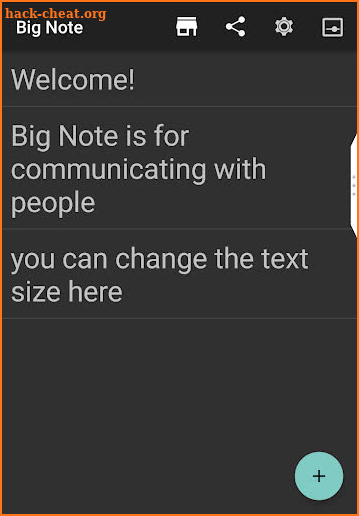 Big Note screenshot