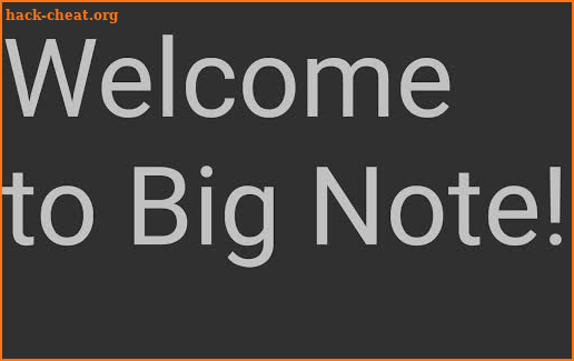 Big Note screenshot