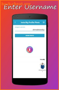Big Profile Photo screenshot