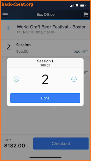 Big Tickets Eventpro screenshot