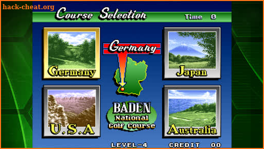 BIG TOURNAMENT GOLF ACA NEOGEO screenshot