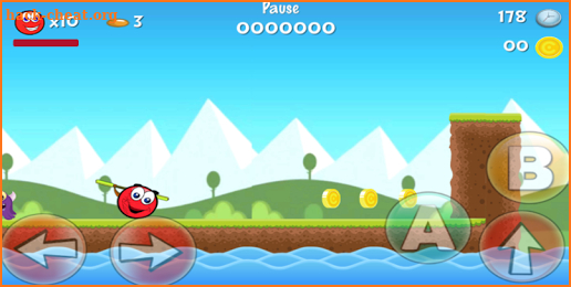 Biggy red ball 4,,adventure screenshot