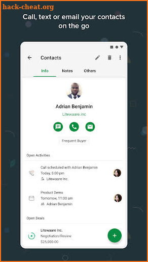 Bigin by Zoho CRM screenshot