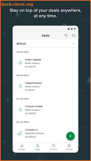 Bigin by Zoho CRM screenshot