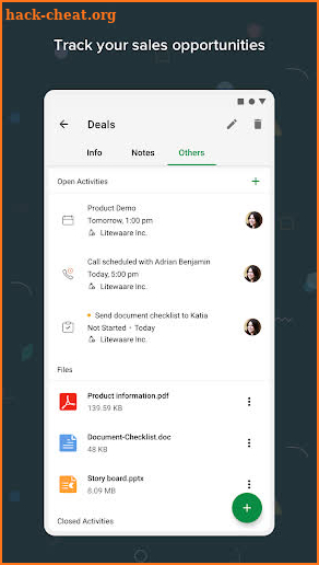 Bigin by Zoho CRM screenshot