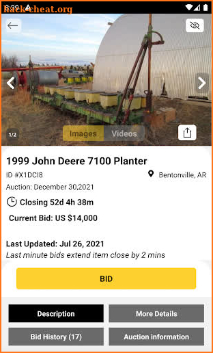 BigIron Auctions Mobile screenshot