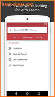BigOven: 350,000+ Recipes screenshot