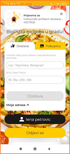 BigPizza screenshot