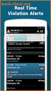 BigRoad Trucking Logbook App screenshot