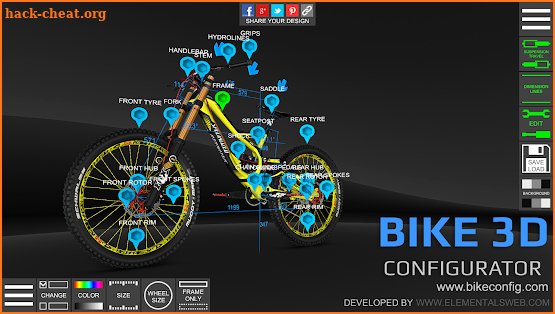 Bike 3D Configurator screenshot