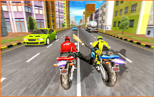 Bike Attack Race : Highway Tricky Stunt Rider screenshot