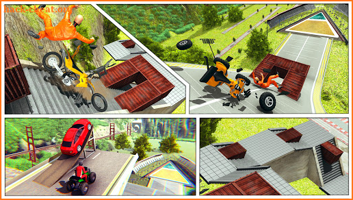 Bike Crash Beam Drive 3D: Death Rider 2021 screenshot