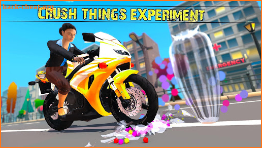 Bike Crushing Experiment Game for Kids screenshot