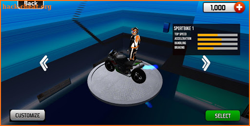 Bike race screenshot