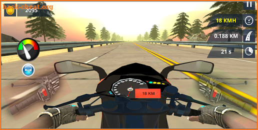 Bike Racing City Traffic 3D screenshot