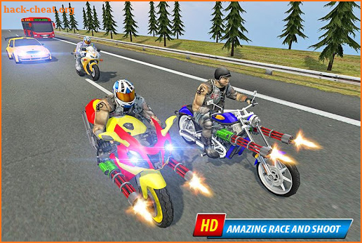 Bike Racing Simulator: Traffic Shooting Game screenshot