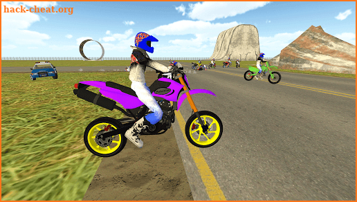 Bike Rider vs Cop Car City Police Chase Game screenshot