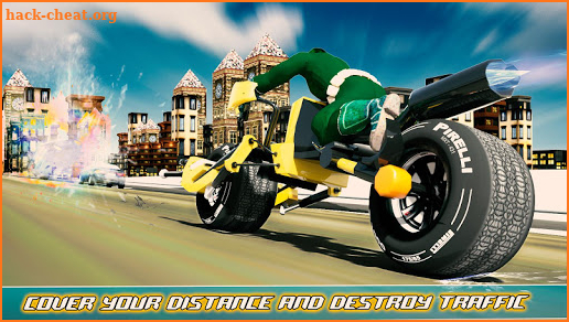 Bike Shooter Superhero: Moto Blitz Racing Shooter screenshot