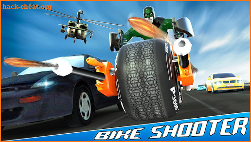 Bike Shooter Superhero: Moto Blitz Racing Shooter screenshot