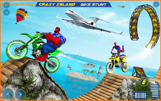 Bike Stunt Superhero Mega Ramp screenshot