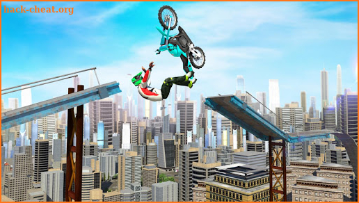 Bike Stunts 3D - Rooftop Challenge screenshot