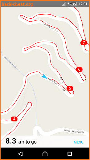 BikeGPX - Free cycle navigator screenshot