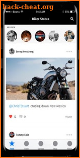 Biker Status screenshot