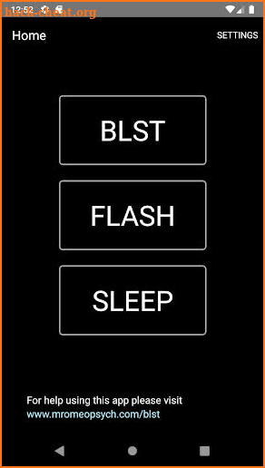 Bilateral Stimulation Therapy screenshot