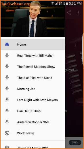 Bill Maher Podcast, Daily Update screenshot