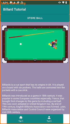 Billard  Tutorial - Jori™ screenshot